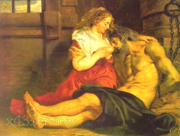 Peter Paul Rubens - Roemische Naechstenliebe - Roman Charity